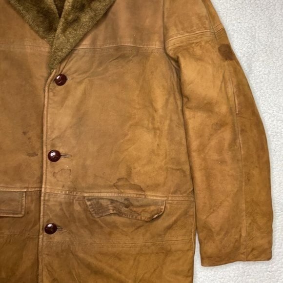 Vintage Lakeland Sportswear Suede Leather Jacket: Size 40 - Picture 8 of 11